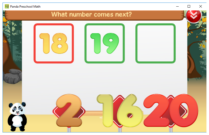 Panda Preschool Math screenshot