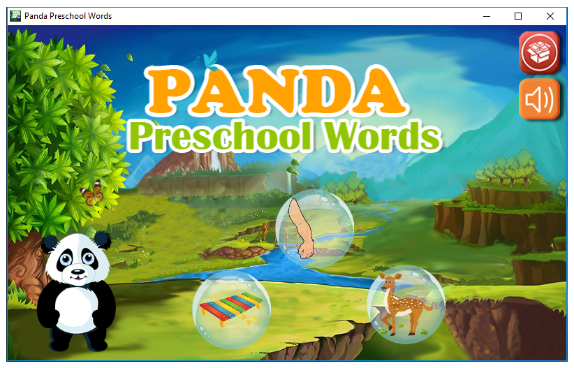 Panda Preschool Words screenshot